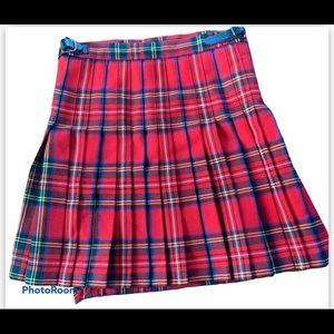 John‎ Morrison wool kilt skirt